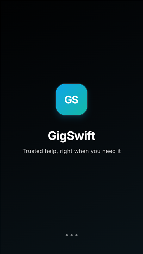 GigSwift customer app home screen